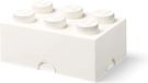LEGO Boîte de rangement Brique 6 Blanc