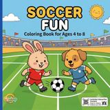 Soccer Fun: Interactive Coloring Book for Kids Ages 4-8 with Animated Videos to Scan and Watch