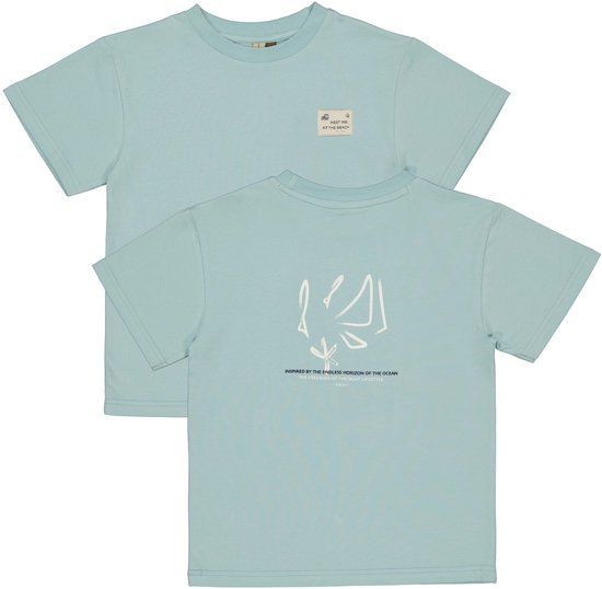 Levv - Jongens T-shirt - Blauw - Maat 134