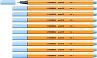 STABILO point 88 Fineliner - Ijsblauw - 0,4 mm - Doos 10 stuks
