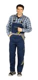 Planam Visline tuinbroek, maat 94, marine/geel/zink