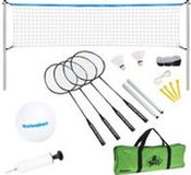 Scatch Volleybal- en Badmintonset - met Net, Rackets, Shuttles en Bal - Draagtas - 310 x 168 cm