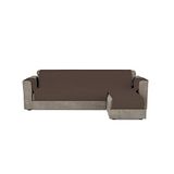 MB Home Basic Bankhoes met schiereilanden, bruin, 190 cm