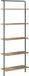 vidaXL Boekenplank 5-laags 60 x 24 x 168 cm Bewerkt hout Artisan Eiken