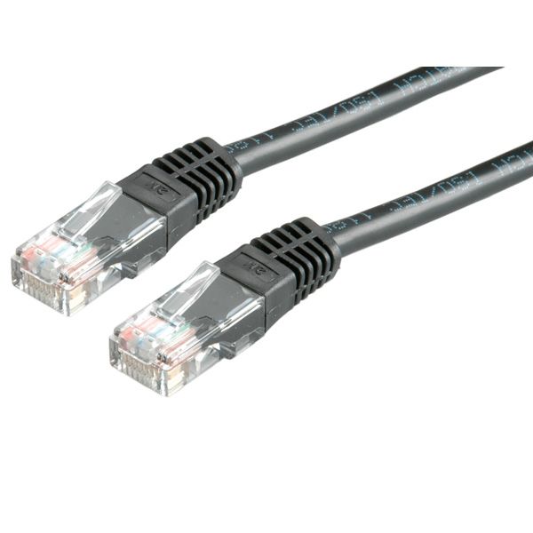 ROLINE UTP Patchkabel Cat. 5e - 5,0m - Zwart