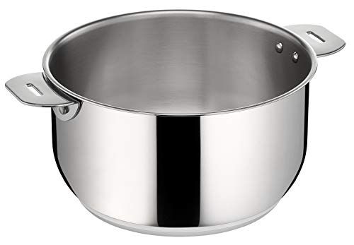 Lagostina Salvaspazio Braadpan - 14 cm - Roestvrij staal - Inductie & Oven - Made in Italy