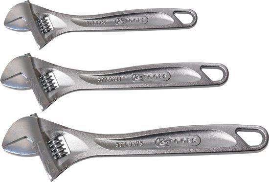 KS Tools 577.0399 Schroefsleutelset verstelbaar 3-dlg