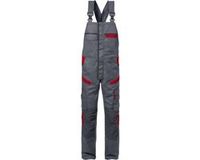 Fristads Amerikaanse Overall 1555 Stfp - Grijs/Rood - C46