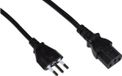 Link LKIT50 elektriciteitssnoer Zwart 5 m Netstekker type L IEC C13