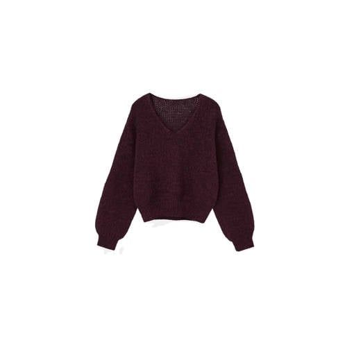 Spooq the label trui donkerrood gebreid