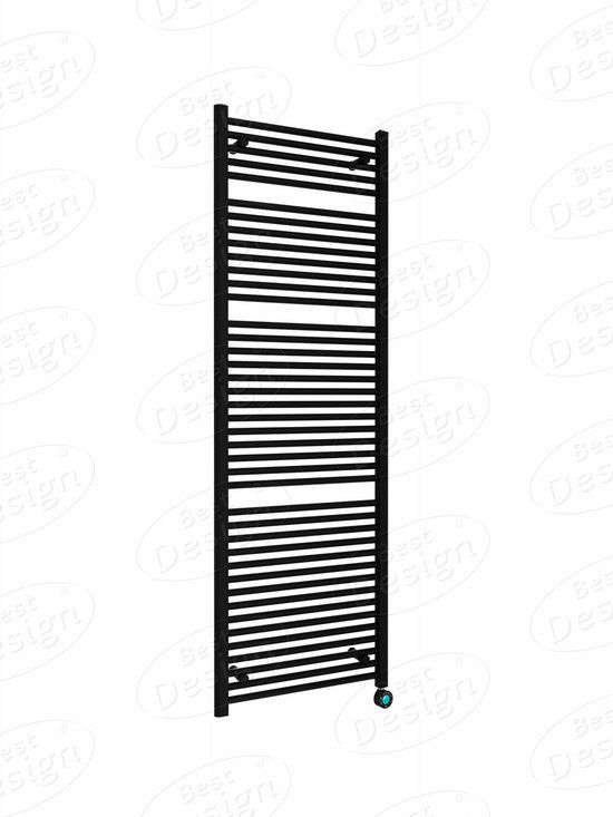 Best Design Senden Black Elektrische Radiator Zwart 180x60cm - 1160W