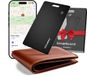 Rhinokey Tracker pour portefeuille 1,8 mm - Apple Find My - Rechargeable sans fil - Noir