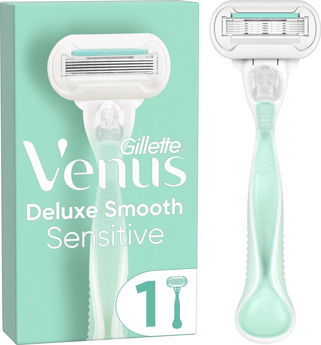 Gillette Deluxe Smooth Sensitive Scheersysteem Voor Vrouwen