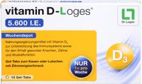 Dr. Loges + Co. GmbH Vitamine D-Loges Vitamine D-capsules, 5.600 IE, in gelcapsulevorm, 15 tabletten
