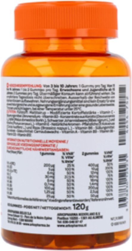 Arkopharma Azinc multi vitamine fruitgum 60 ST