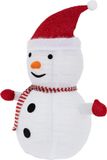 ecd germany LED Sneeuwpop 68cm met 30 Warm Witte LED's