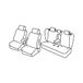 Set Superior Set stoelhoezen zwart/grijs - Toyota Avensis Wagon