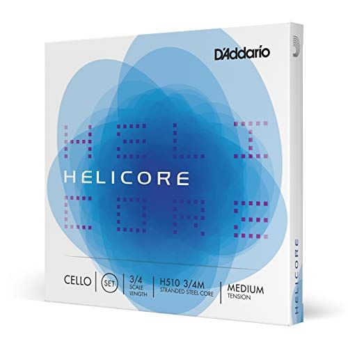 D'Addario Helicore 3/4 Cello String Set - Medium Tension