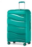 Valise - Valise rigide - Taille L : 75 x 52 x 30 cm - Polypropylène - Serrure TSA - Léger - Vert