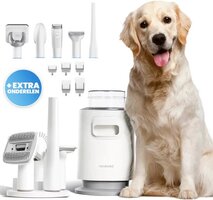 Neakasa by Neabot P0 Pro - 5-in-1 Pet Grooming Kit - Dog & Cat Trimmer - Complete Set - 48dB - White/Grey