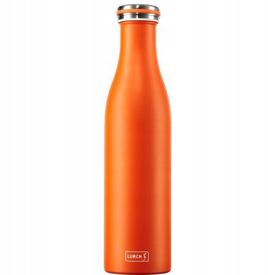 Lurch Thermosfles 0,75L Oranje - Roestvrij Staal