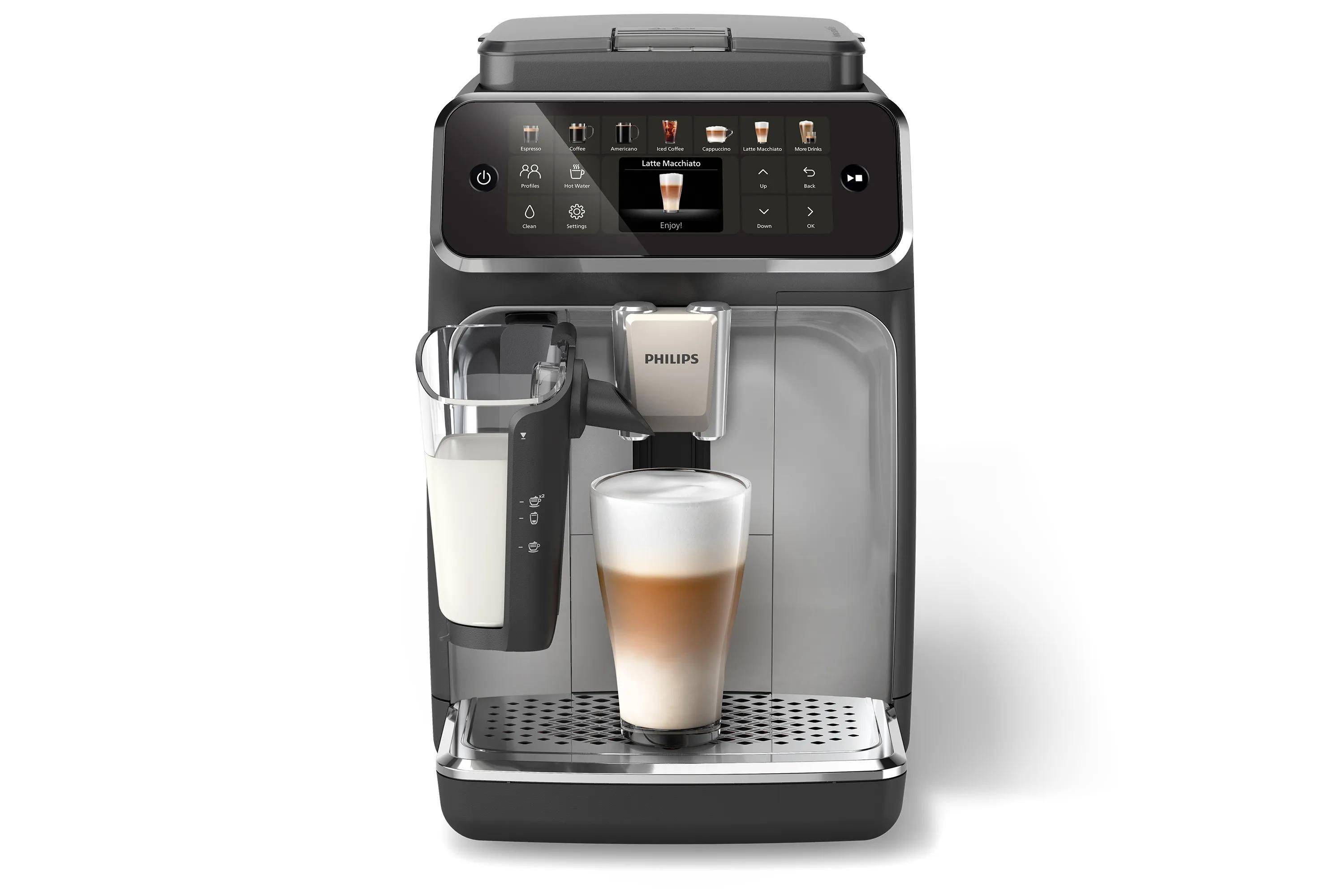 Philips 4400 Series EP4446/70 Volautomatisch Espressoapparaat - Zwart/Zilver