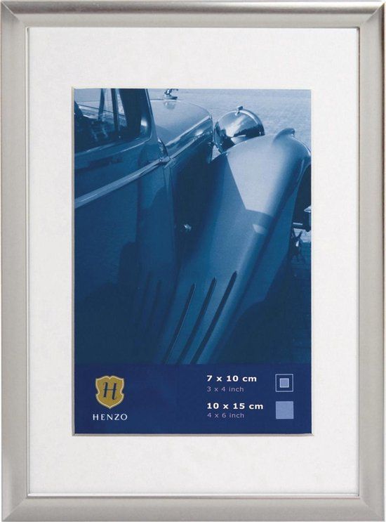 Henzo Portofino Fotolijst - 13x18 cm - Zilver - Aluminium