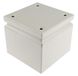RS PRO Stalen klemkast grijs IP66, BxDxH 150 mm x 150 mm x 120 mm