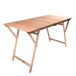 Delta Trade Italia Naturel Houten Tafel, 140 x 70 cm, meerkleurig, One Mate