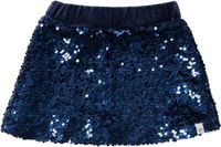 Your Wishes Sequin | Velvet Skirt Insignia Blue