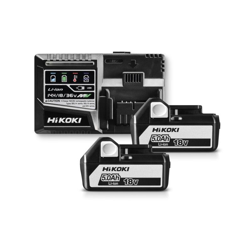 Hikoki BOOSTERPACK 18V - SNELLADER UC18YSL3 - 2x BSL1850