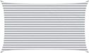 vidaXL Zonneschaduw Lichtgrijs en wit 5 x 3 m 100% Polyester Oxford