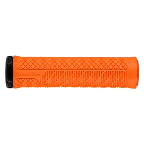 Lizard Skins Charger Evo-Single Lock-On handgrepen voor volwassenen, unisex, oranje, één maat