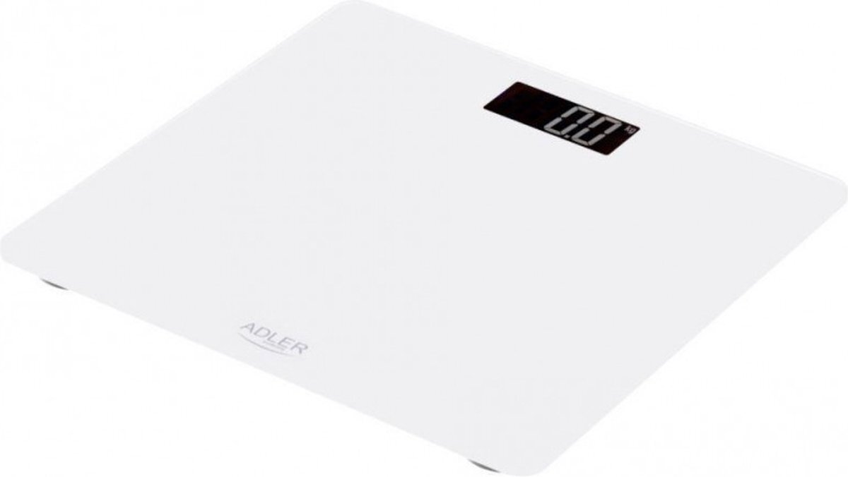 Adler Top Choice - Personenweegschaal wit - 150 kg