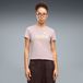 PUMA ESS Metallic No. 1 Logo T-shirt pour Femmes, Rose/Argent, Taille XL