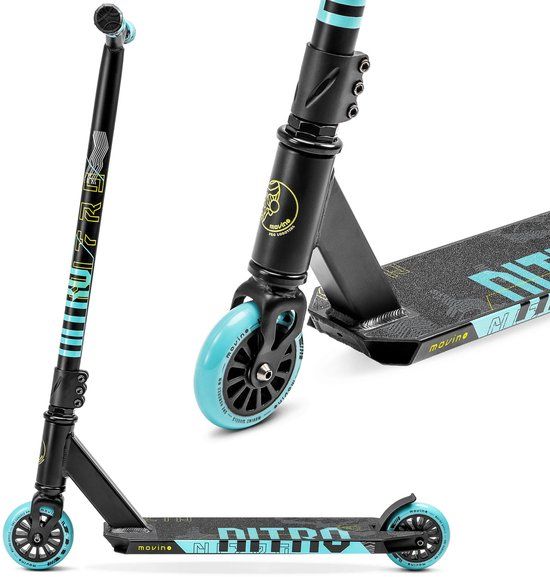 Movino Nitro - Freestyle Stuntstep - Blauw