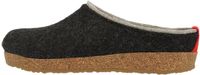 Haflinger Dames en Heren slippers Grizzly Kris graphit