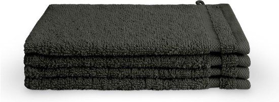 Byrklund Handdoeken set - Bath Basics - 4-delig - 100% katoen - Antraciet