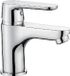 Kuchinox DIMA Wandmodel wastafelmengkraan DIMA, chroom, met klik-klak afvoer, éénhendelbediening, messing, keramische cartridge 35mm, modelnummer BQD_022D