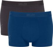 Sloggi SLG Base Trunk C2P Heren Onderbroek - Donker Grijs Blauw (2 stuks)