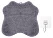 Tapis de massage de pieds de douche - Ventouses antidérapantes - TPE - 28 x 30 cm - Avec crochet de suspension