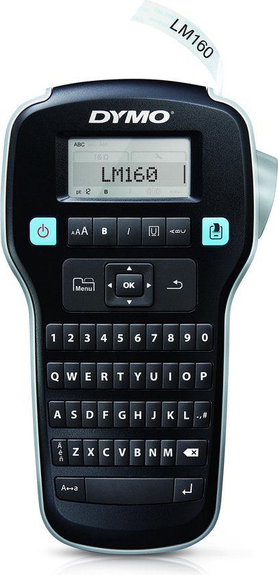 DYMO LabelManager 160 - Labelprinter - Zwart, Zilver