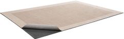 VEVOR Tapijtonderlegger, Antislipmat 3048x4267,2x3mm, op Maat Te Snijden Tapijtstopper Gemaakt van Polyester en TPR met Rubberen Pad, Antislip en Waterdicht, Lichtgrijs