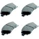 Bosch BP1718 Brake Pads - Rear Axle - ECE-R90 Certified - 1 Set of 4 Pads