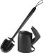 Unyqoos Set de brosse WC en silicone avec support