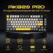黑爵 AJAZZ AK820 PRO 4000mAh Batterij, Tri-Mode (Draadloos, Bluetooth, Bedraad) Mechanisch Toetsenbord