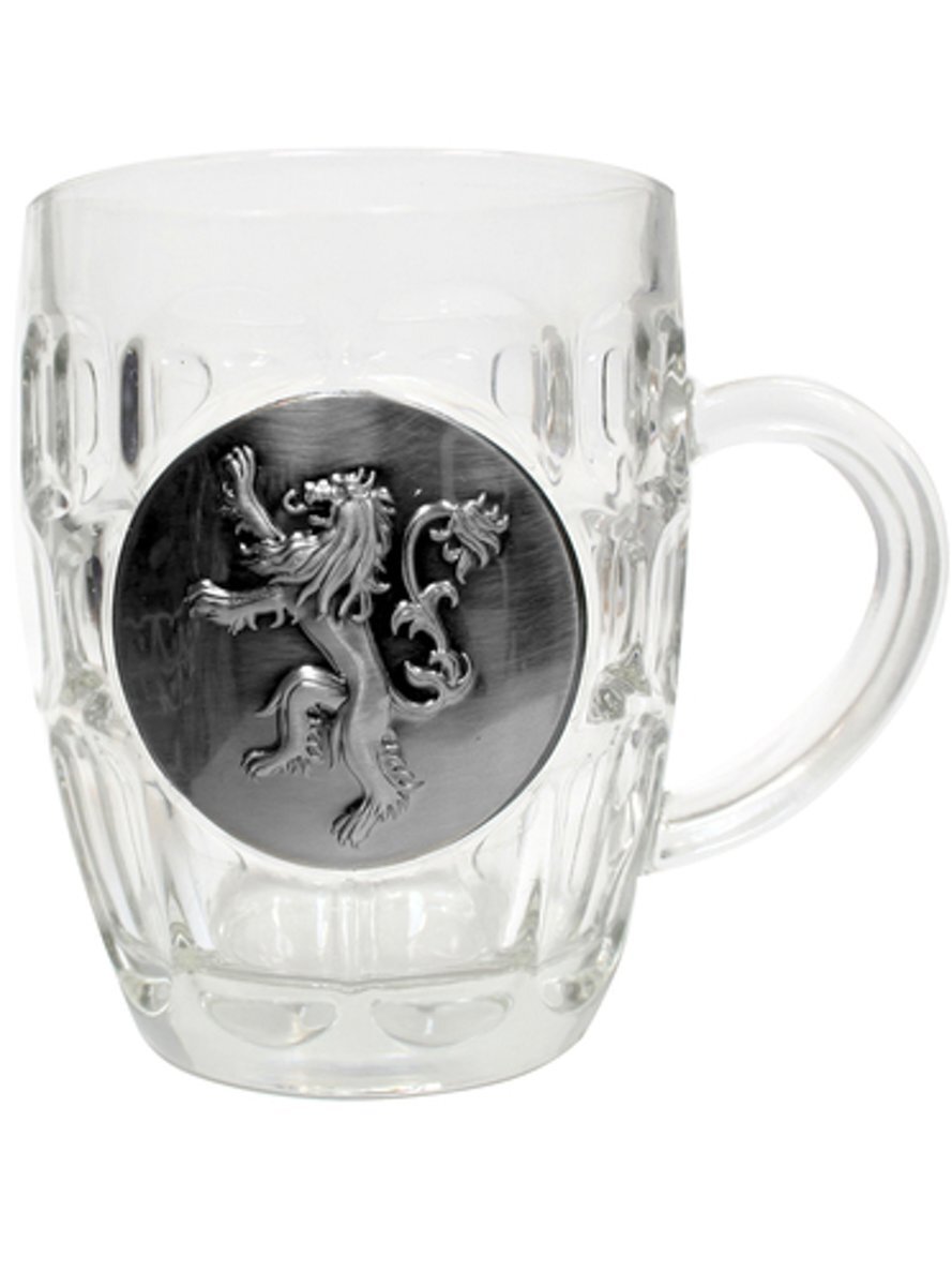 Game of Thrones - Kristallen Steen met metallic logo - Lannister
