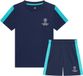 Champions League Maillot de football enfants - Taille 116 à 164 - Bleu marine - Ensemble de vêtements de sport - Maillot & Short de football - Garçons & Filles - Marchandise officielle de l'UEFA