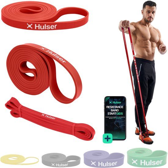 Hulser Resistance band 7 tot 15 kg - Rood