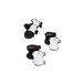 Firefly Proline beschermingsset wit/zwart/roze maat L